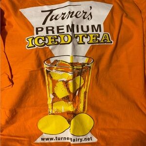 Orange Turner's Short Sleeve Top Large